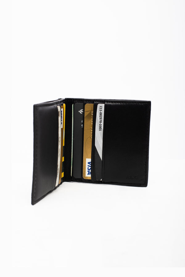 Mens original soft leatehr wallet in black colour by JULKE