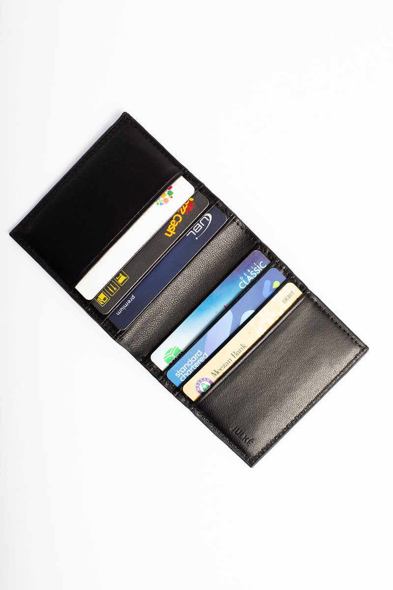 Mens original soft leatehr wallet in black colour by JULKE