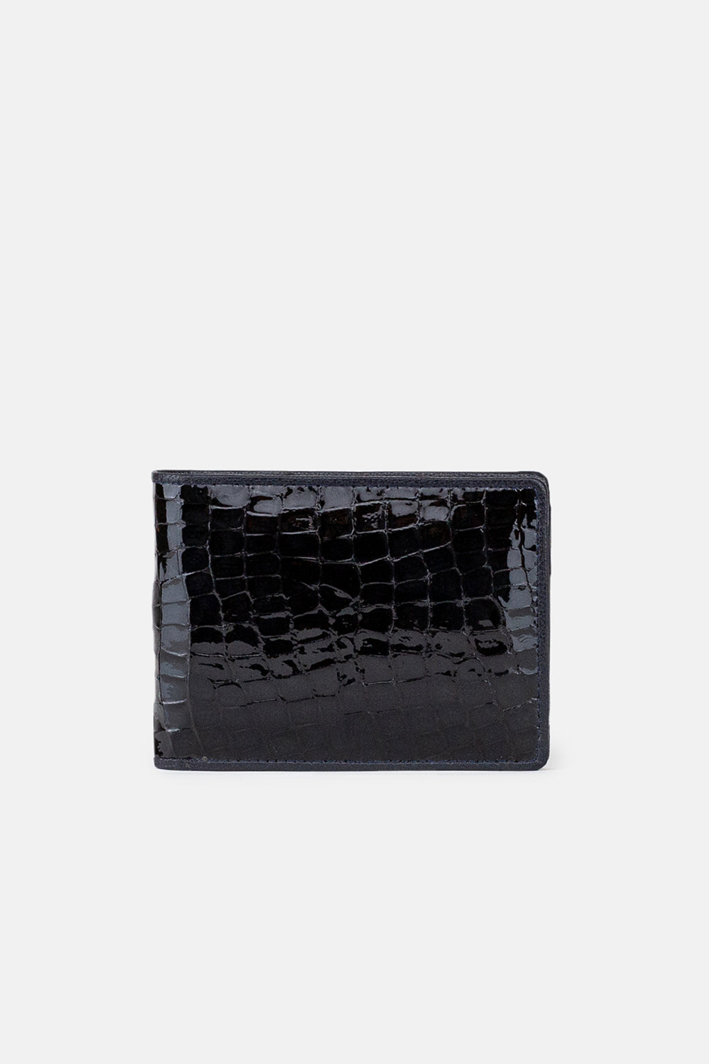 Croc leather outlet wallet